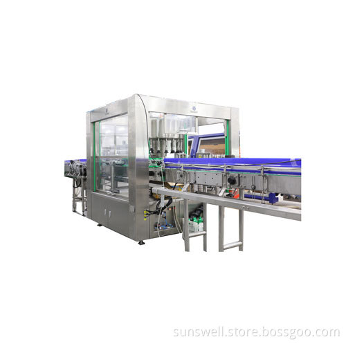 OPP Label attaching machine for edible oil bottle